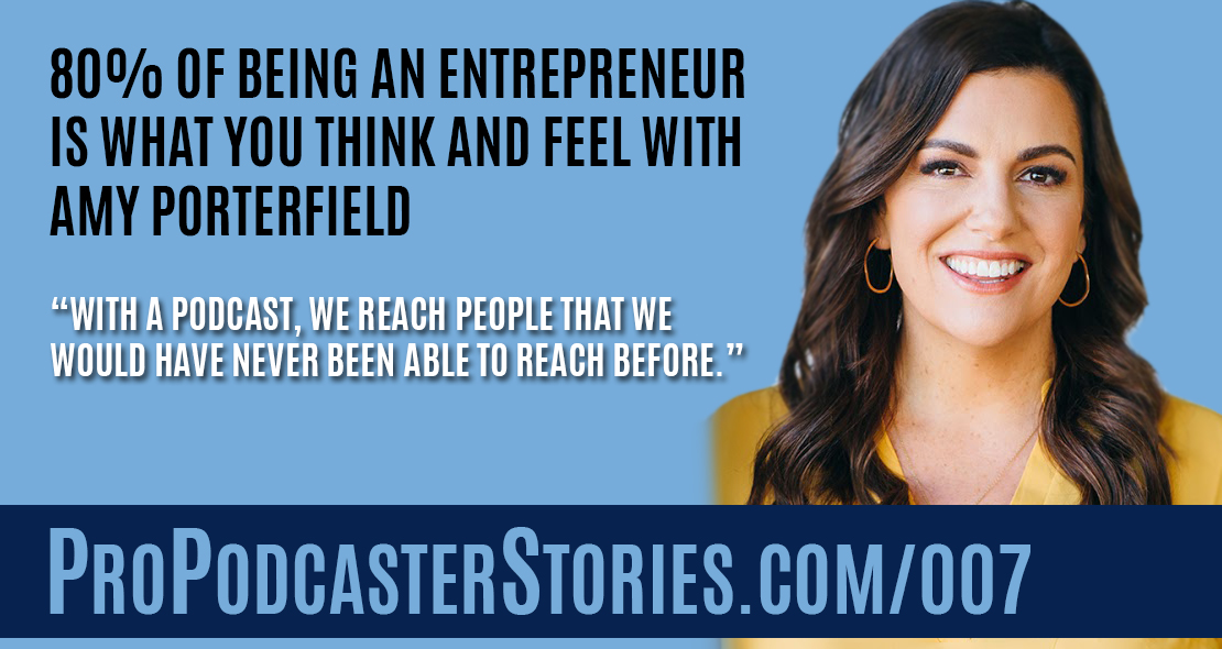 80% of Being an Entrepreneur Is What You Think and Feel with Amy Porterfield